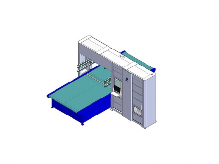 Máquina cortadora de contornos CNC vertical GV6