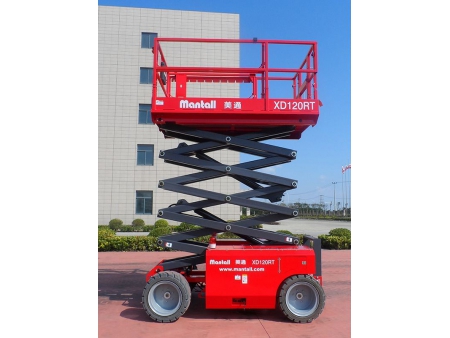 Plataforma de tijera autopropulsada para terrenos difíciles, Serie XD