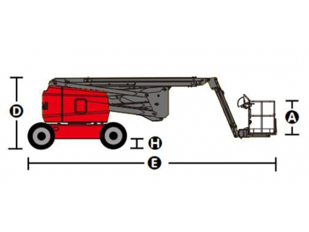 Plataforma articulada autopropulsada, HZ180JRT/HZ200JRT/HZ260JRT