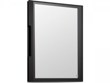 Puerta de gabinete de vidrio de marco de aluminio (en forma de U)