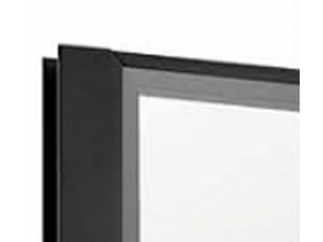 Puerta de gabinete de vidrio de marco de aluminio (en forma de U)