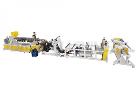 Máquina extrusora de láminas de PP, PS y PE, DB-110-850