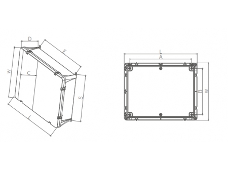 Gabinetes de Plástico SMC; Cajas de Pláastico Fotovoltaicas