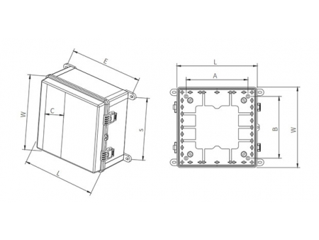 Gabinetes de Plástico PC/ABS