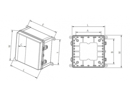 Gabinetes de Plástico PC/ABS