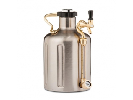 Growler Isotérmico de Doble Pared de 3.8L con Regulador de CO2