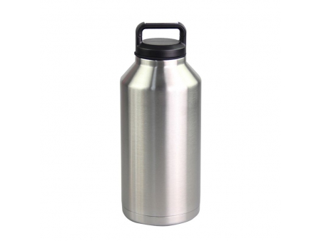 Growler de Doble Pared y Boca Ancha de 1.89L con Tapa Chug