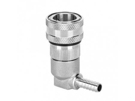 Conector Ball Lock de Acero Inoxidable para Salida de Líquido con Conexión 1/4''