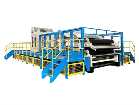 Máquina cardadora de doble cilindro