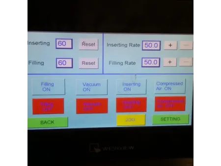 Llenadora de cápsulas semiautomática