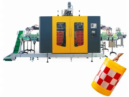 Máquina de moldeo por extrusión soplado de envases 120-1000L