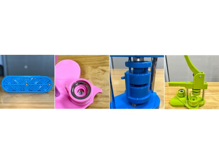 Máquina para hacer botones y consumibles