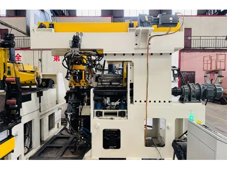 Roladora de rines con sistema de carga automática / Dobladora de rines