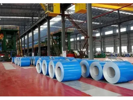 Láminas y bobina de acero prepintado