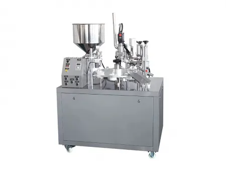 Llenadora y selladora semiautomática de tubos