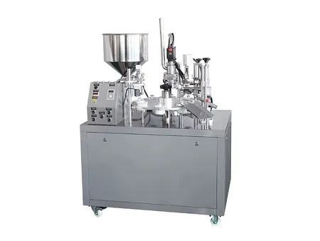 Llenadora y selladora semiautomática de tubos