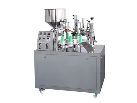 Llenadora y selladora semiautomática de tubos