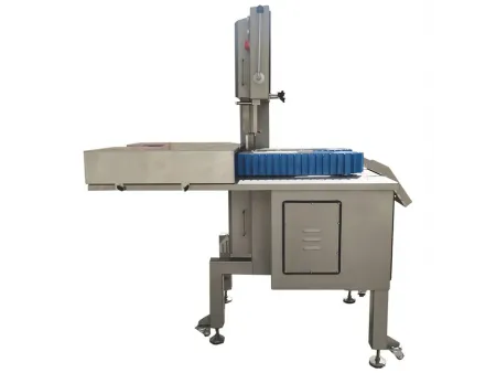 Sierra de cinta automática para carne congelada (en 2 trozos)