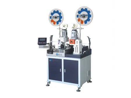 Máquina crimpadora automática de terminales de dos lados de alambre de alta precisión