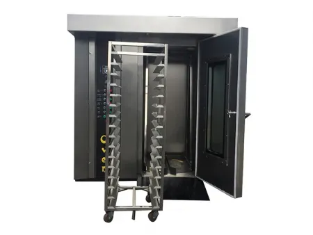 Horno rotativo (Horno rotativo de aire caliente, Horno rotativo de panadería, Horno rotatorio, Horno de 32 bandejas)