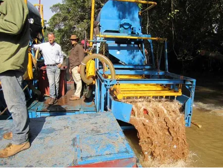 Draga minera de succión a chorro / tipo jet