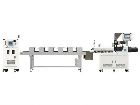 Línea de peletización de doble husillo con transportador de refrigeración por aire, BP-8177-ZB