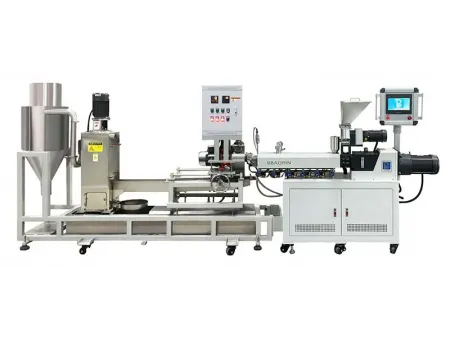 Línea de peletización subacuática de doble husillo, BP-8177-ZB