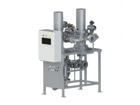 Filtro magnético de flujo automático