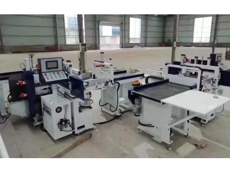 Máquina automática para empalme tipo finger joint