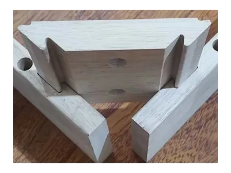 Espigadora para travesaños de madera