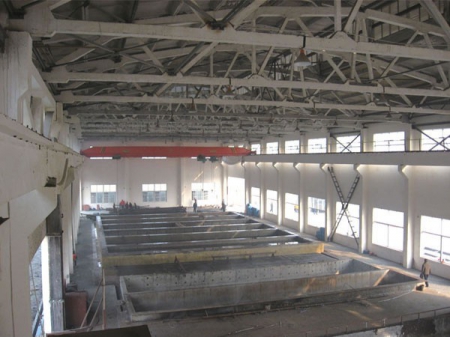 Línea de galvanizado en caliente de acero estructural
