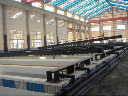 Línea de galvanizado en caliente de acero estructural