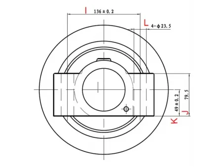 Rodillo inferior para excavadora Komatsu PC400