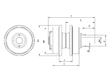 Rodillo superior para bulldozer Komatsu D31