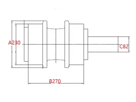 Rodillo superior para excavadora Volvo EC950