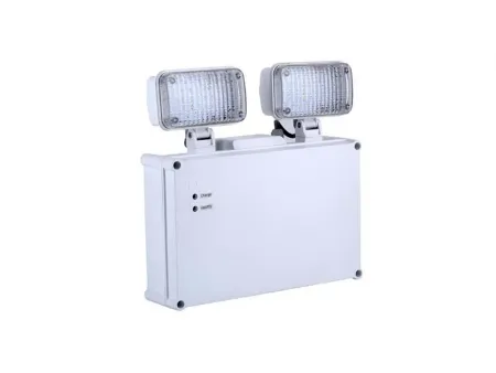 Luz de emergencia LED de doble foco con protección IP65, LE2921