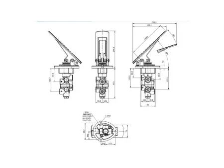 Válvula freno servicio YBV-D