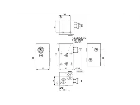 Válvula de control direccional seccional SMWV-06