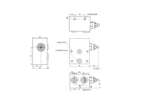 Válvula de control direccional seccional SMWV-08