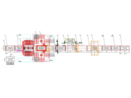 Línea automática de envasado de láminas de vidrio