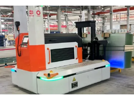 Sistema de transporte AGV de vidrio (vehículos guiados automatizados)