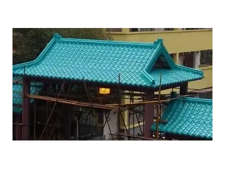 Tejas de acero con recubrimiento de color estilo clásico