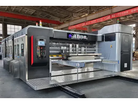 Impresora, ranuradora, troqueladora rotativa con alimentador de borde delantero, CZYL-B