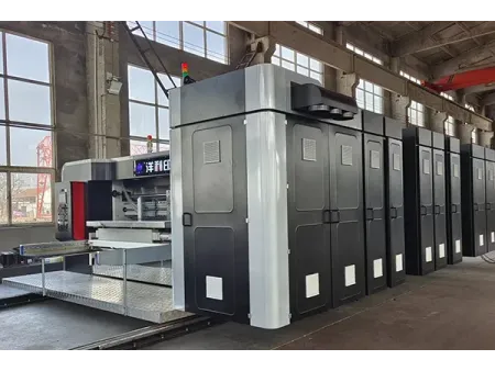 Impresora, ranuradora, troqueladora rotativa con alimentador de borde delantero, CZYL-B