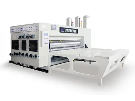 Impresora, ranuradora y troqueladora con alimentador de cadena, CZYL-F