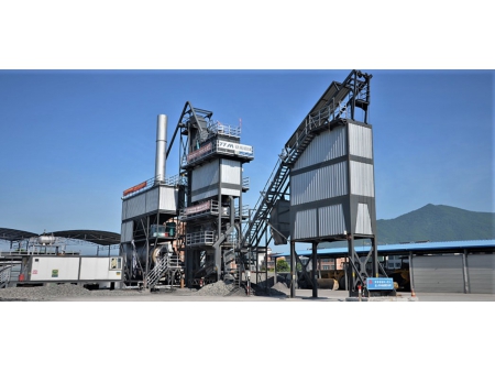Planta de asfalto con tolva de almacenamiento lateral, serie PLB