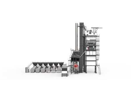 Planta de asfalto con tolva de almacenamiento inferior, serie GLB