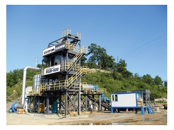 Planta estacionaria independiente de reciclaje de RAP