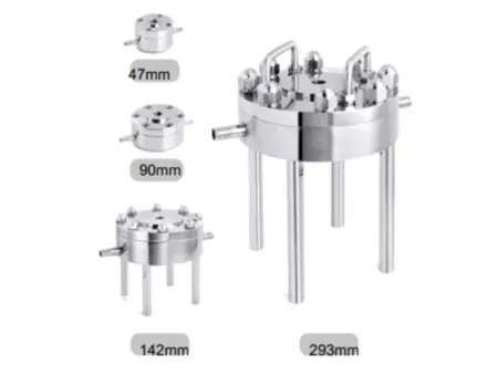 Sistema de extrusión de liposomas en línea