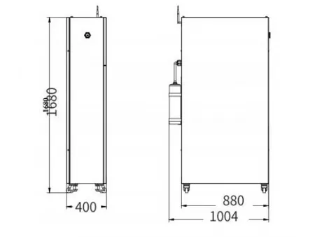Gabinetes de almacenamiento de energía (324-438 VCC)
